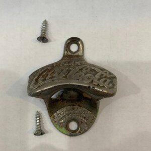Vintage Starr Coca-Cola Bottle Opener wall/Cabinet Mounted 3.25 Inch Tall.